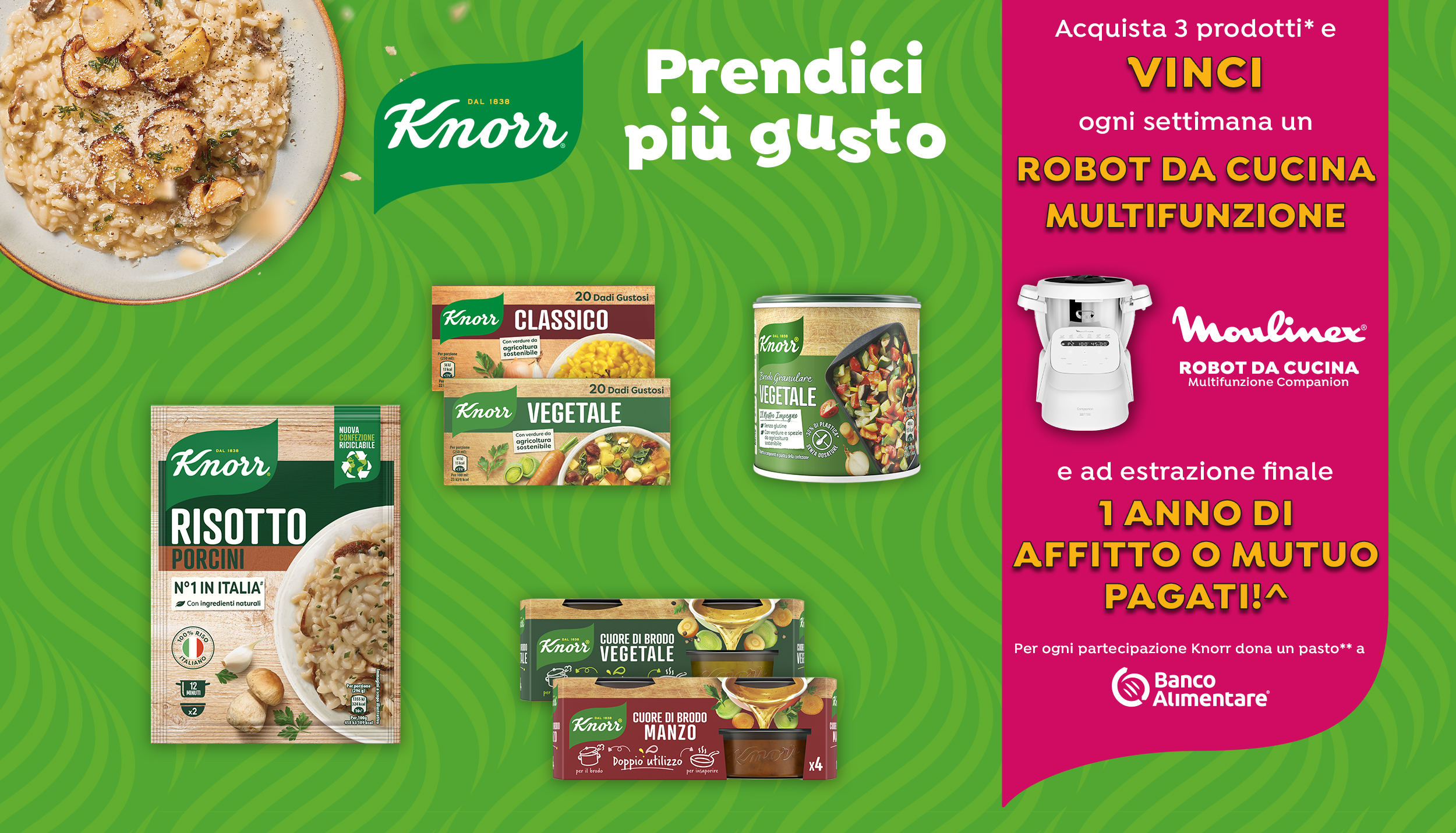 immagine desktop del concorso Knorr Prendici più gusto 2025